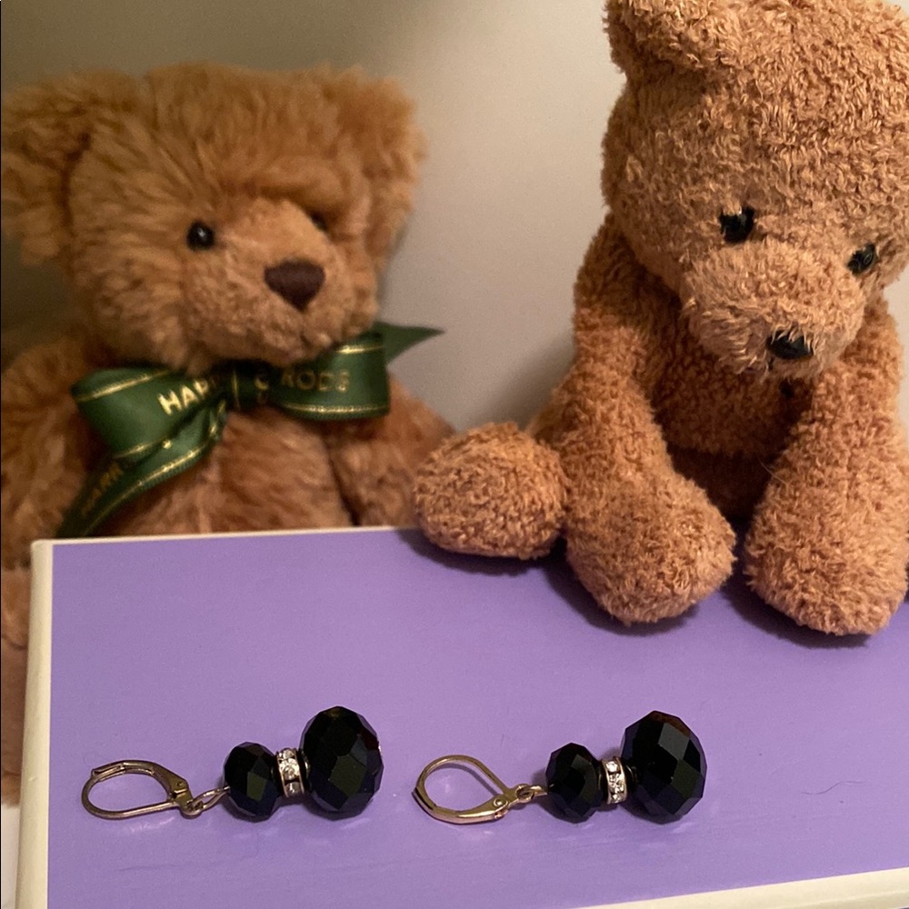 3 for $15. Elegant Black and Silver Earrings. Handmade. Like NEW.